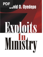 Exploits in Ministry - David Oyedepo (Naijasermons - Com.ng)