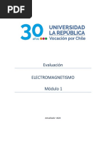 RESPUESTA A PREGUNTA 1 Solución Evaluación Módulo 1 - Electromagnetismo