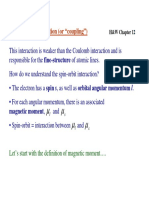 Lectures 11-13 SPIN-ORBIT INTERACTION