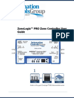 ZoneLogix PRO Zone Controller User Guide Rev 1.0