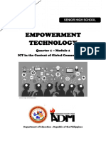 Empowerment Technology: Quarter 1 - Module 1