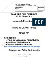 Tipos de Capacitores