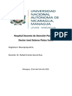 Asignatura de Neuropsiquiatría. Formato UNAN-Managua