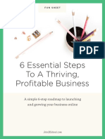 6 Essential Steps To A Thriving, Profitable Business