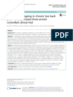 Pulsatile Dry Cupping in Chronic Low Back Pain - A Randomized Three-Armed Controlled Clinical Trial