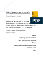 Industrias Alimentarias Del Nor Oriente Peruano Tesis Final (Despues de Sustentación)