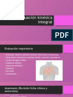 Evaluación Kinésica Integral