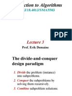 Introduction To Algorithms: 6.046J/18.401J/SMA5503