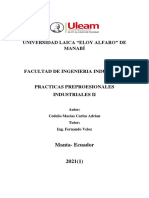 Informe de Practicas Uleam