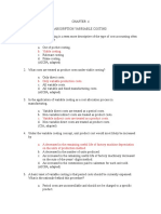 Absorption Variable Costing