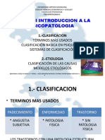 Unidad I Introduccion A La Psicopatologia