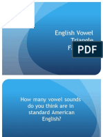 English Vowel Triangle Fall 2012