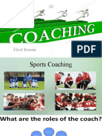 Introduction in Coaching (Lesson1)