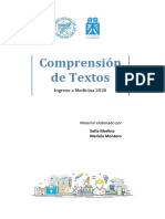 Ingreso Medicina Comprension de Textos 2020