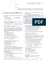 Chemical Reactions and Equations: 1. Objective Questions