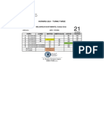 Horario Docente Melgarejo