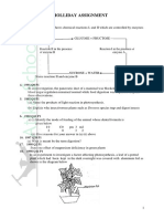 Nutrition - Biology Form 1 Topical Questions and Answers