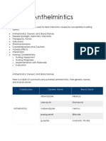 NCM 106 Anti Helmintics