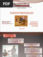 Esquema Sujetos Procesales