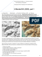 Shaded Relief With BlenderGIS (2020), Part 1 - The Wandering Cartographer