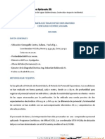 Diagrafía Eléctrica Pozo Cieneguillo Centro, Sullana