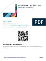 Reading Passage 1: IELTS Mock Test 2021 May