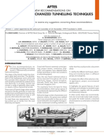 Aftes - Choosing Mechanized Tunnel Techniques