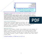 Catálogo De: Cabezudos y Gigantes Creados Utilizando Cartón y Papel Maché - Precios 2008