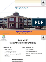 Micro Birth Planning - Anand MLHP