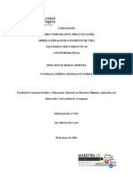 Unidad Dos - Cuadro Comparativo Didácticas Del Modelo Pedagógico Fomento de Vida Saludable Sed y Didácticas Contemporáneas.