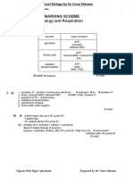 Energy and Respiration MS