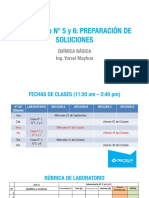 Lab. #5 y 6 Preparación de Soluciones