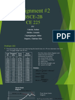 Assignment #2: Bsce-2B CE 225