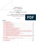 Lista de Enzimas y Reacciones Clase 3 - Hidrolasas