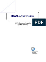 IRAS Etaxguide GST Guide On Imports