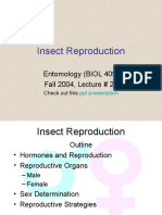 Insect Reproduction: Entomology (BIOL 409) Fall 2004, Lecture # 21