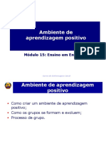 Modulo 15 Aula 4 Ambiente de Aprendizagem Positivo