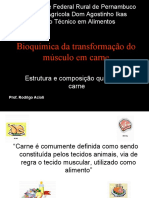 Aula 2 Bioquimica Da Transformacao Do Músculo Esquelético em Carne. Parte I