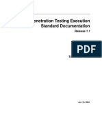 The Penetration Testing Execution Standard Documentation: Release 1.1