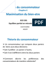 Chapitre II MICRO 2 - La Maximisation Du Bien-Etre - 0