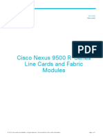 Cisco Nexus 9500 R-Series Line Cards and Fabric Modules