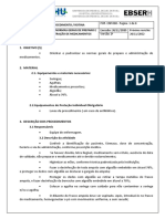 Pop 68 - Normas Gerais de Preparo e Administração de Medicamentos