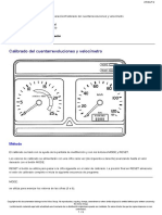 Calibrado Del Cuentarrevoluciones y Velocímetro