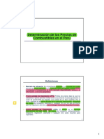 Determinación Del Precio de Combustibles (E Porras)