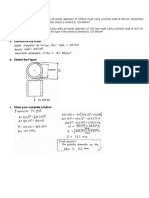 The Outside Diameter of The Tube If The Stress Is Limited To 120 MN/M