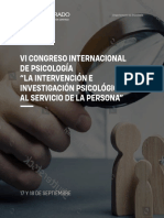 Brochure Congreso Psicologia