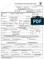 Landbank Cash Card/Prepaid Card Enrollment Form: Fernando JR Labides Viscara