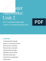 Computer Networks: Unit 2: Prof. Swarnalata Bollavarapu Contact: Swarnalata.b@nmims - Edu