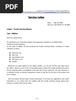 Service Letter: Date: Sep 20, 2018 Ref. No.: Hgs-Bwts-Sl-18-0001 Subject: Trouble Shooting Manual Type: Hiballast