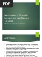 VCM - 1introduction To Financial Management and Business Valuation